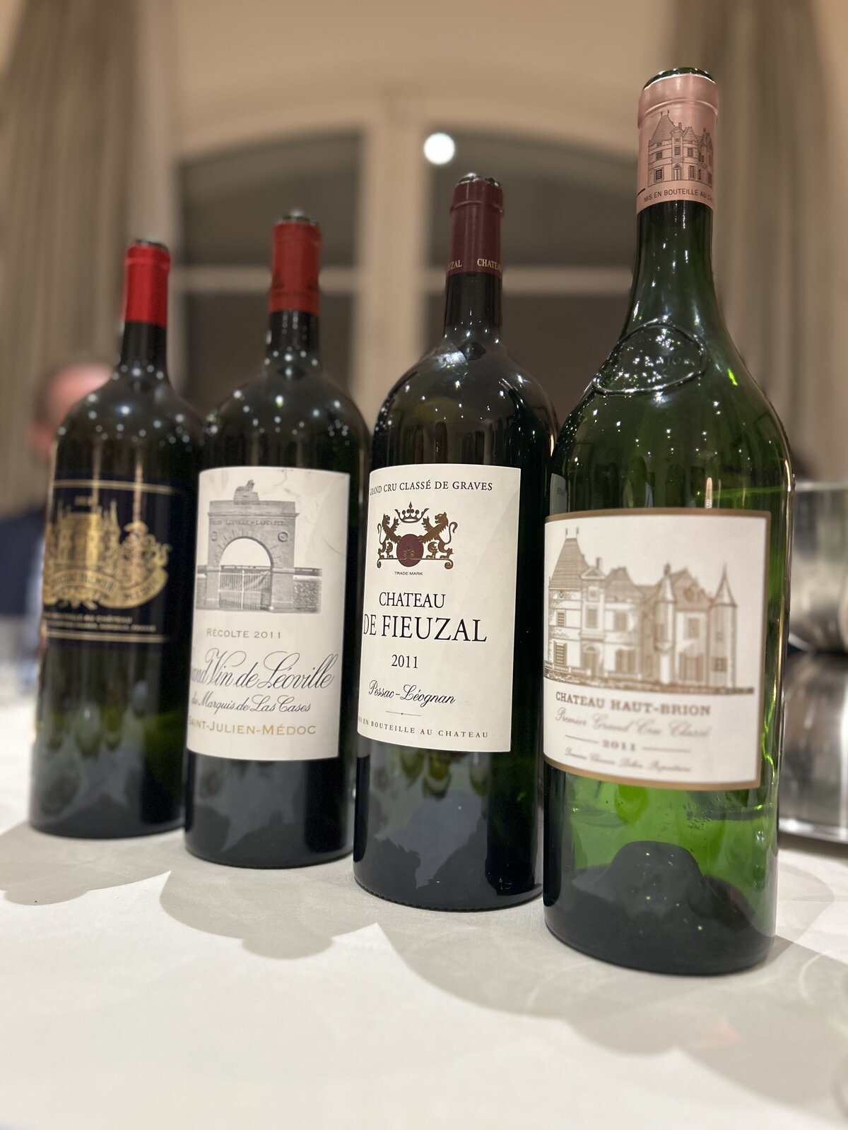 Verticale de grands crus classés — Léoville, Fieuzal, Haut-Brion 2011